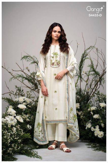 Ganga breeya 4433 Dress materials manufacturers in Delhi